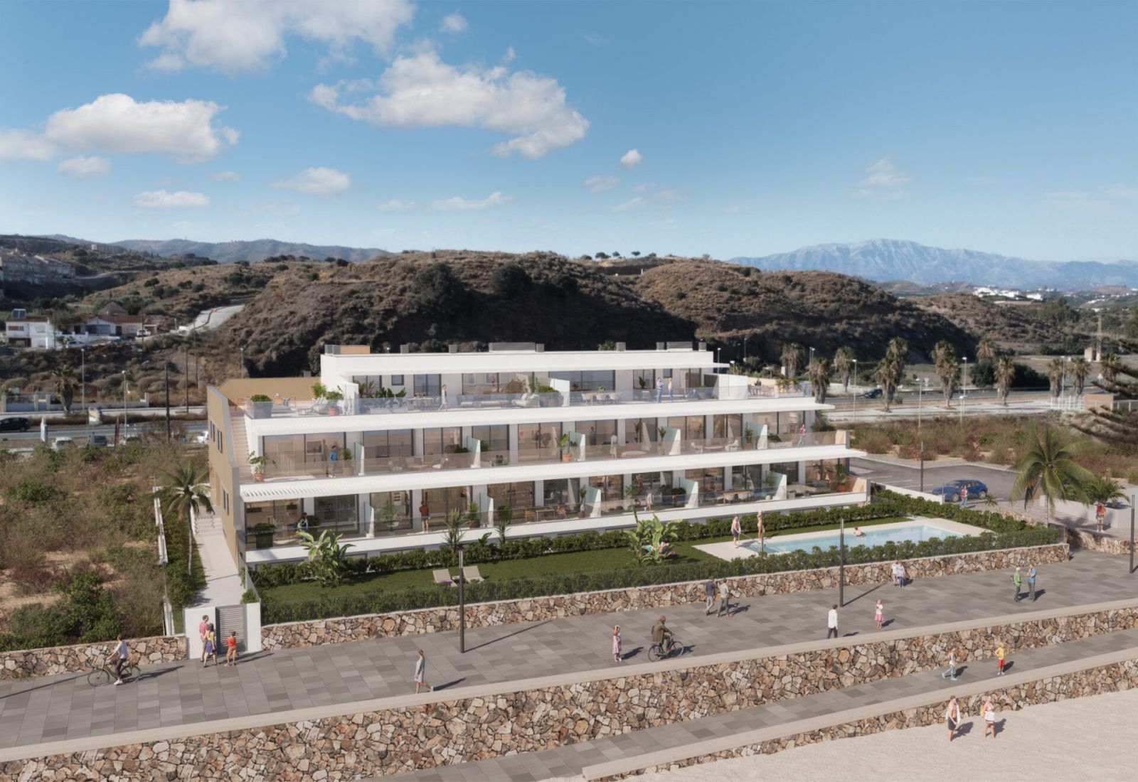 3 Bed Middle Floor Apartment in Benajarafe in Vélez-Málaga, Apartment